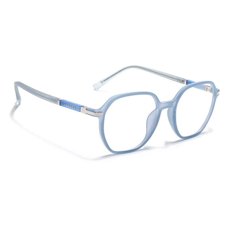 Voyage FlexLite Matt Blue Square Eyeglasses for Men & Women (96603MG5572-C3)