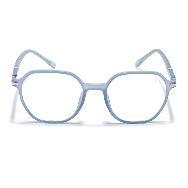 Voyage FlexLite Matt Blue Square Eyeglasses for Men & Women (96603MG5572-C3)