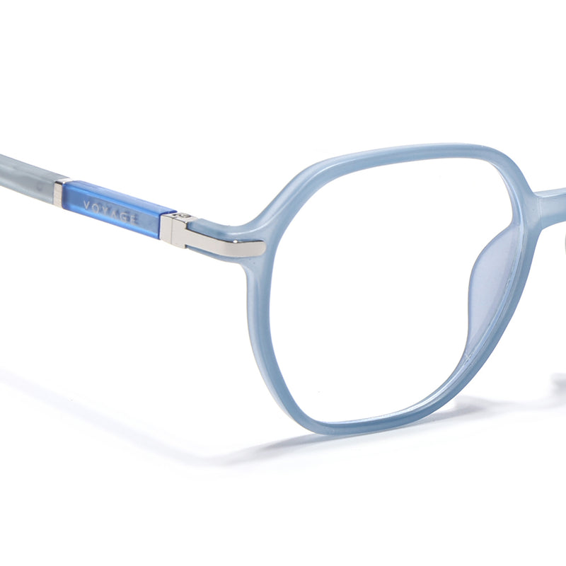 Voyage FlexLite Matt Blue Square Eyeglasses for Men & Women (96603MG5572-C3)