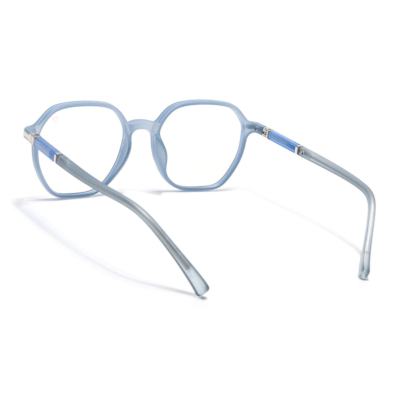Voyage FlexLite Matt Blue Square Eyeglasses for Men & Women (96603MG5572-C3)