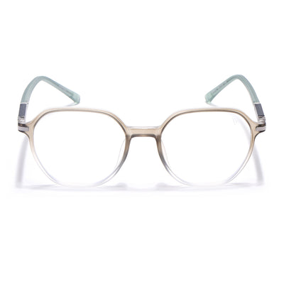 Voyage FlexLite Olive & Transparent Square Eyeglasses for Men & Women (96603MG5573-C4)
