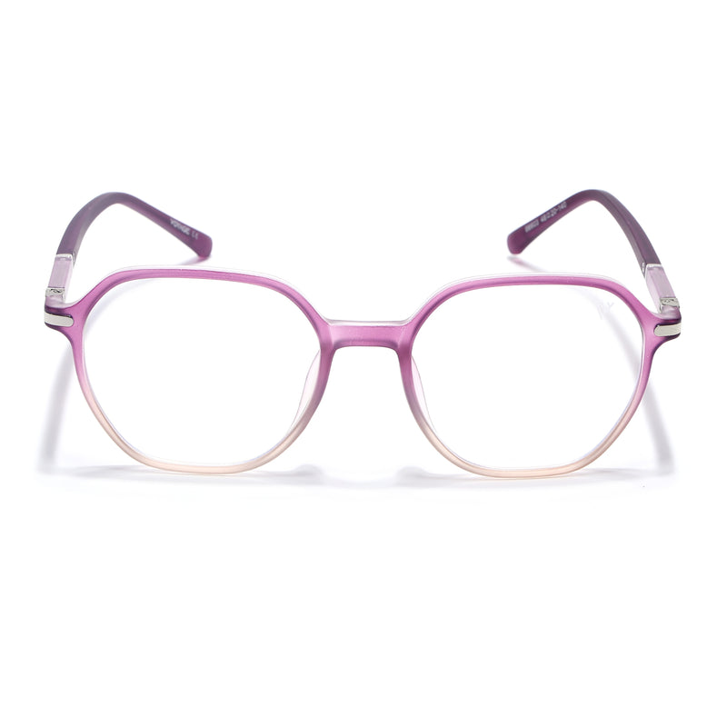 Voyage FlexLite Violet & Brown Square Eyeglasses for Men & Women (96603MG5574-C5)