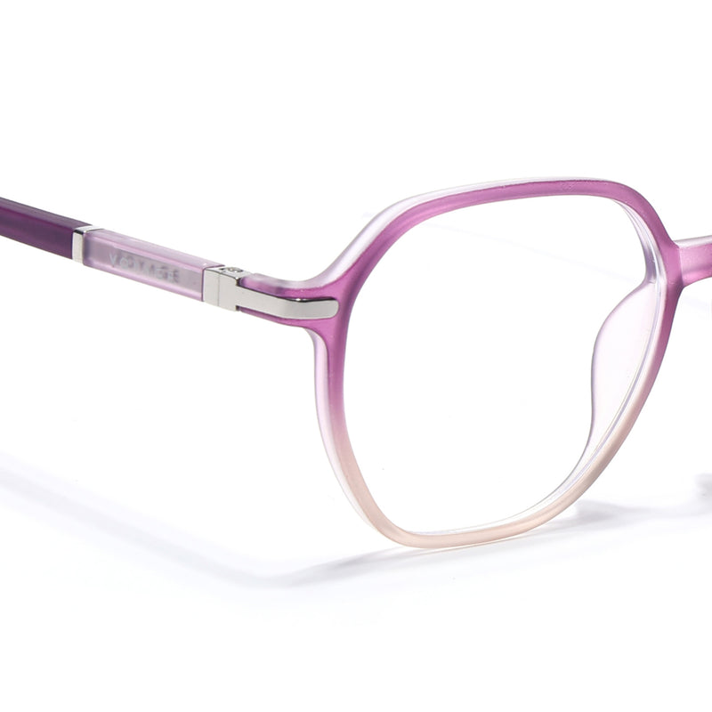Voyage FlexLite Violet & Brown Square Eyeglasses for Men & Women (96603MG5574-C5)