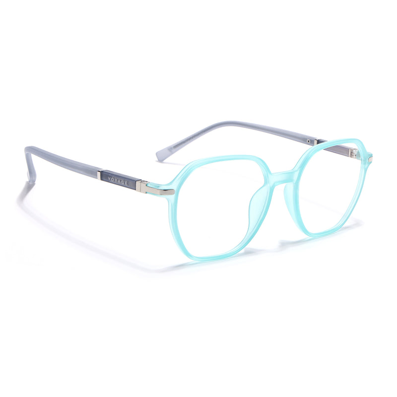 Voyage FlexLite Turquoise Square Eyeglasses for Men & Women (96603MG5575-C6)