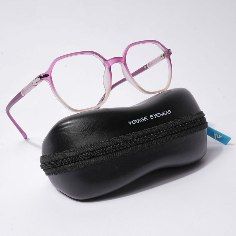 Voyage FlexLite Violet & Brown Square Eyeglasses for Men & Women (96603MG5574-C5)
