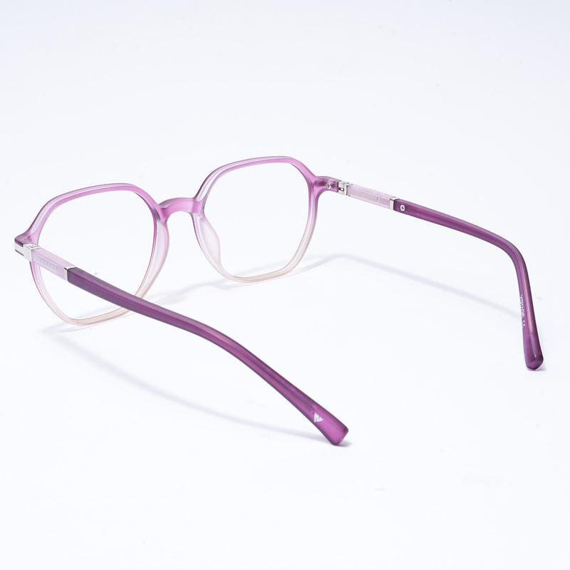 Voyage FlexLite Violet & Brown Square Eyeglasses for Men & Women (96603MG5574-C5)