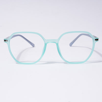 Voyage FlexLite Turquoise Square Eyeglasses for Men & Women (96603MG5575-C6)