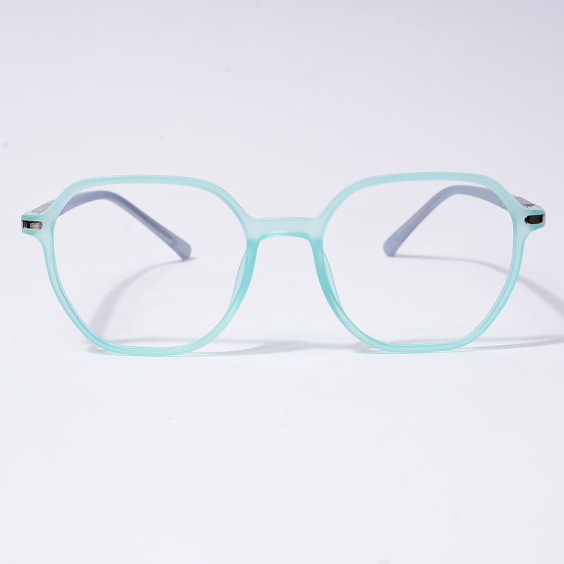 Voyage FlexLite Turquoise Square Eyeglasses for Men & Women (96603MG5575-C6)