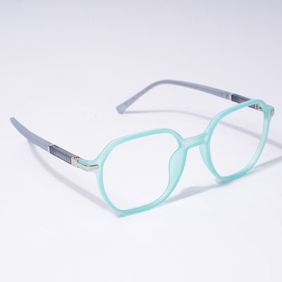 Voyage FlexLite Turquoise Square Eyeglasses for Men & Women (96603MG5575-C6)