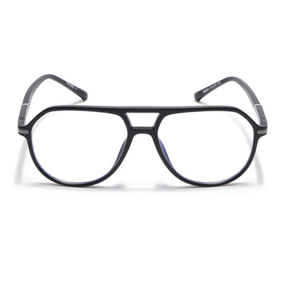 Voyage FlexLite Matt Black Wayfarer Eyeglasses for Men & Women (96604MG5576-C1)