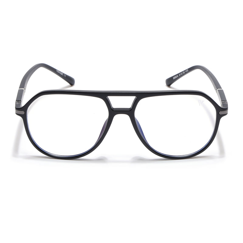 Voyage FlexLite Matt Black Wayfarer Eyeglasses for Men & Women (96604MG5576-C1)