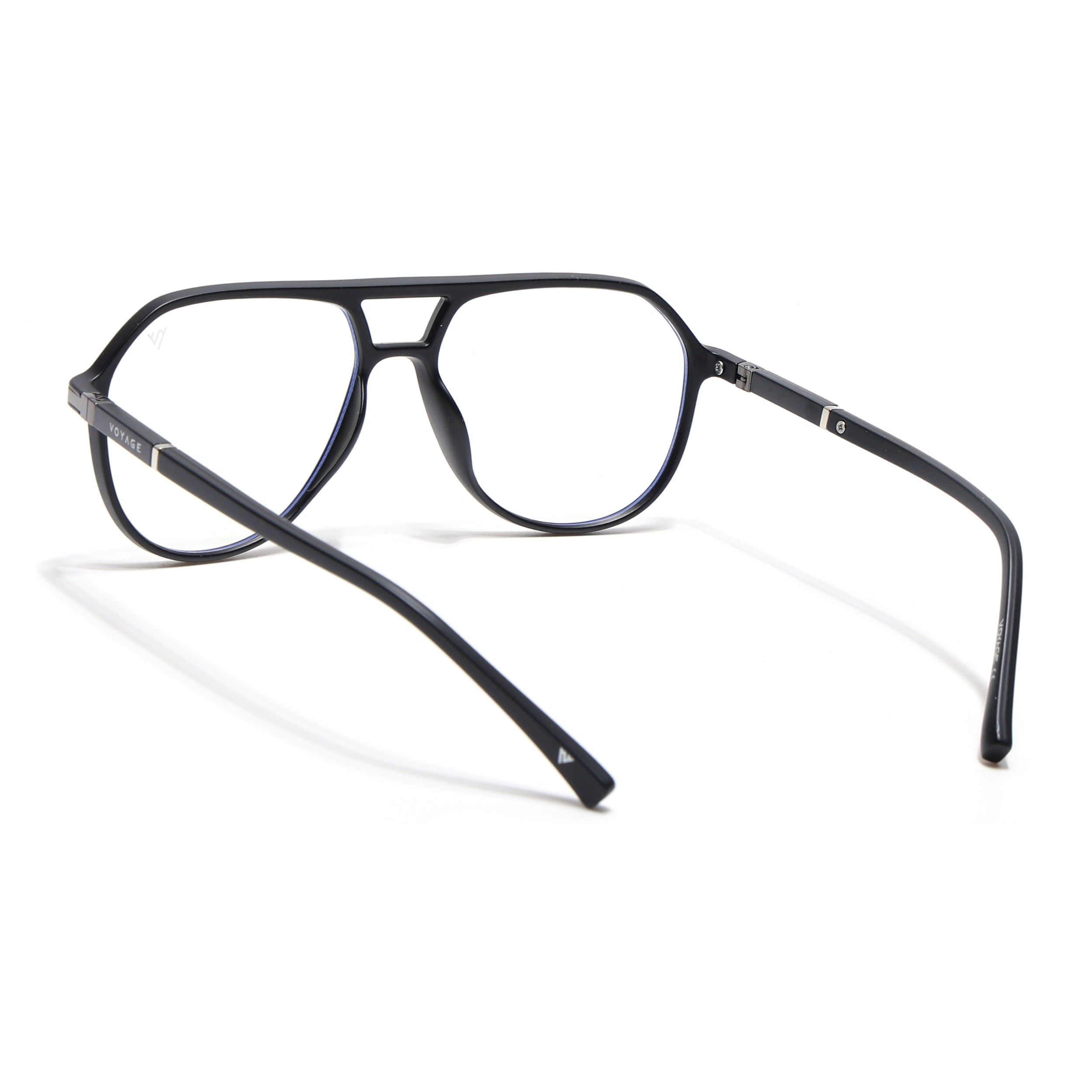 Voyage FlexLite Matt Black Wayfarer Eyeglasses for Men & Women (96604MG5576-C1)