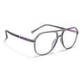 Voyage FlexLite Grey Wayfarer Eyeglasses for Men & Women (96604MG5577-C2)