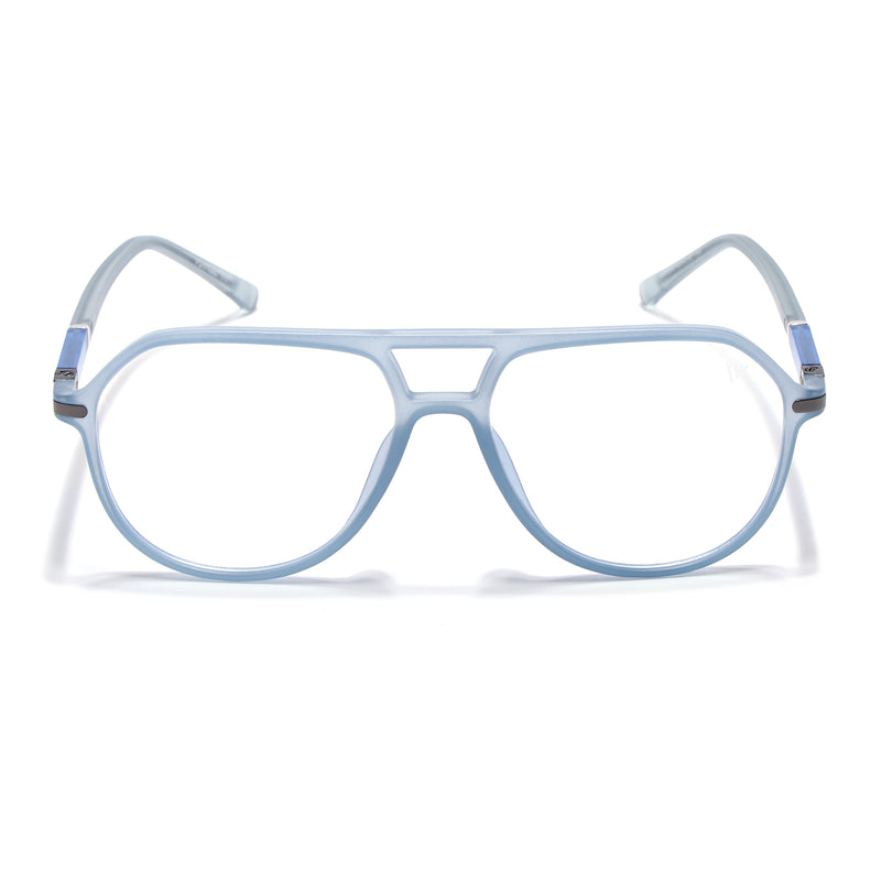 Voyage FlexLite Matt Blue Wayfarer Eyeglasses for Men & Women (96604MG5578-C3)