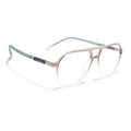 Voyage FlexLite Olive & Transparent Wayfarer Eyeglasses for Men & Women (96604MG5579-C4)