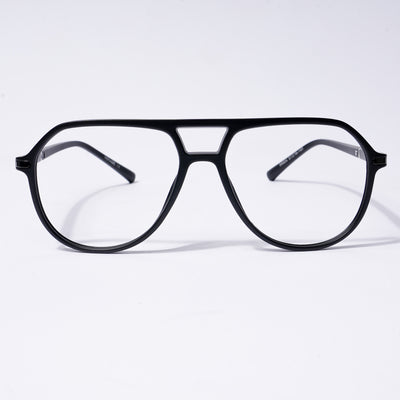 Voyage FlexLite Matt Black Wayfarer Eyeglasses for Men & Women (96604MG5576-C1)