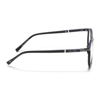 Voyage FlexLite Matt Black Oval Eyeglasses for Men & Women (96605MG5582-C1)