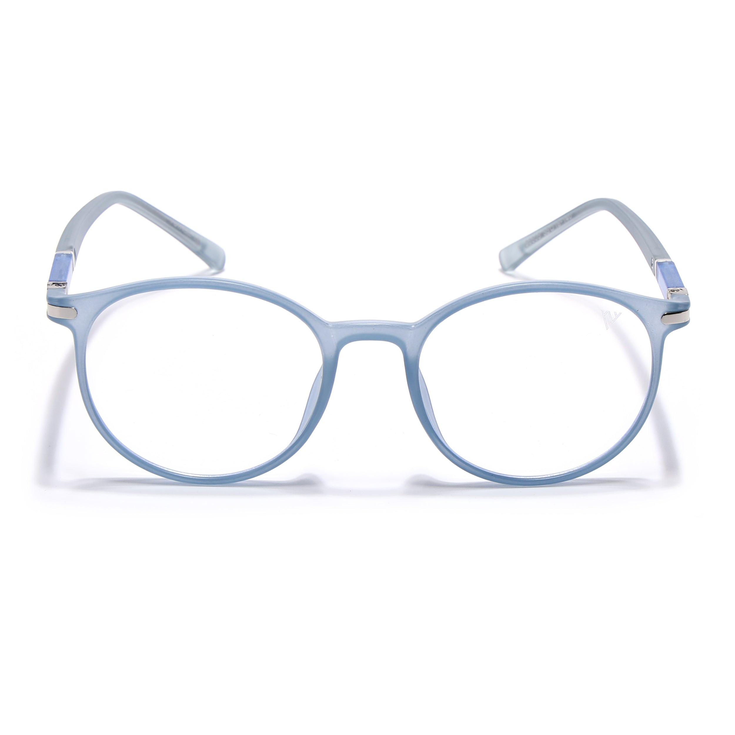 Voyage FlexLite Matt Blue Oval Eyeglasses for Men & Women (96605MG5584-C3)