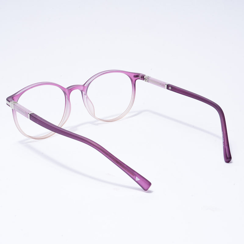 Voyage FlexLite Violet & Brown Oval Eyeglasses for Men & Women (96605MG5586-C5)