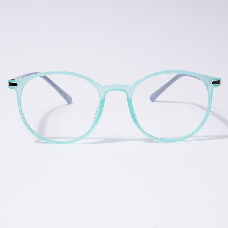 Voyage FlexLite Turquoise Oval Eyeglasses for Men & Women (96605MG5587-C6)