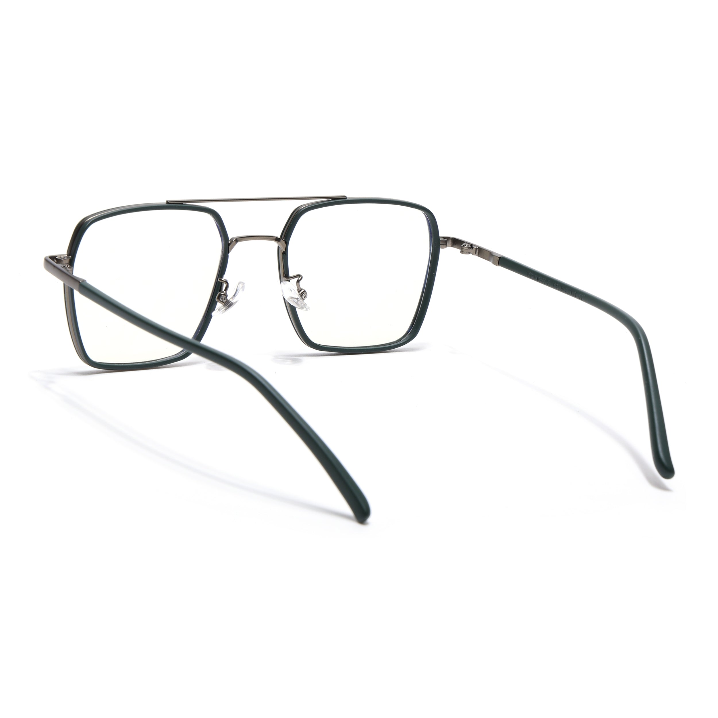 Voyage Maverick Green & Grey Wayfarer Eyeglasses for Men & Women (9688MG5118-C6)