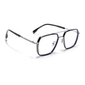 Voyage Black & Silver Wayfarer Eyeglasses for Men & Women (9694MG5120-C2)