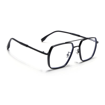 Voyage Black Wayfarer Eyeglasses for Men & Women (9694MG5123-C5)