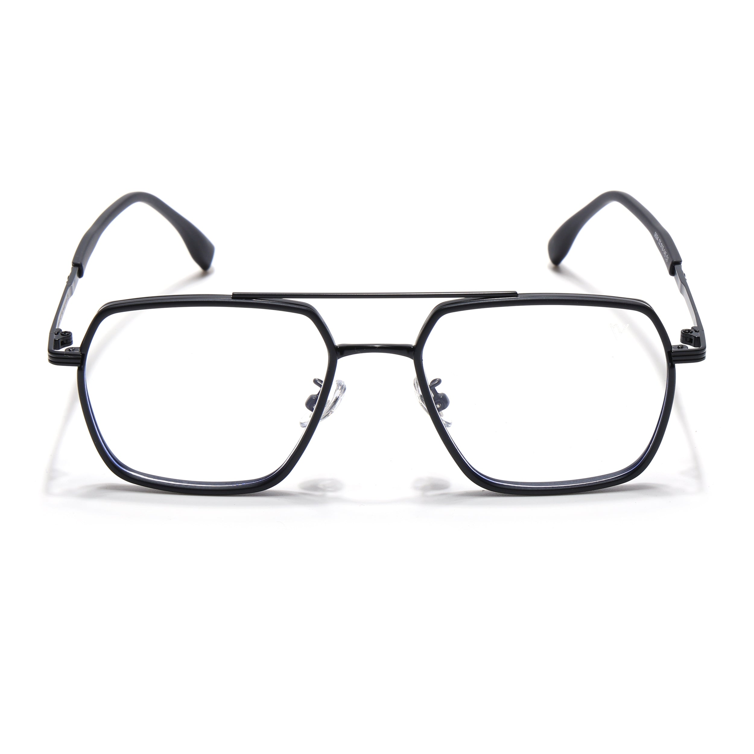 Voyage Black Wayfarer Eyeglasses for Men & Women (9694MG5123-C5)