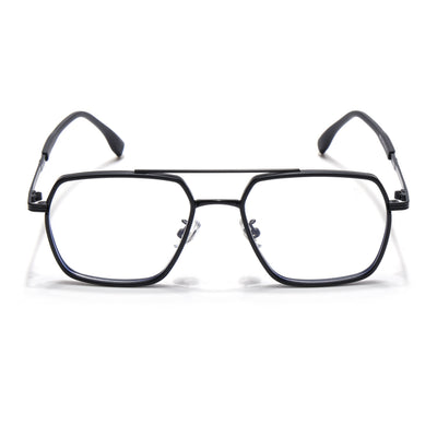 Voyage Black Wayfarer Eyeglasses for Men & Women (9694MG5123-C5)