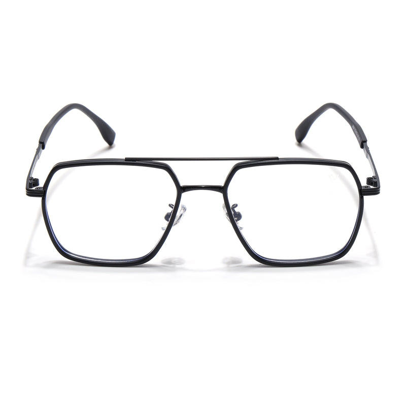 Voyage Black Wayfarer Eyeglasses for Men & Women (9694MG5123-C5)