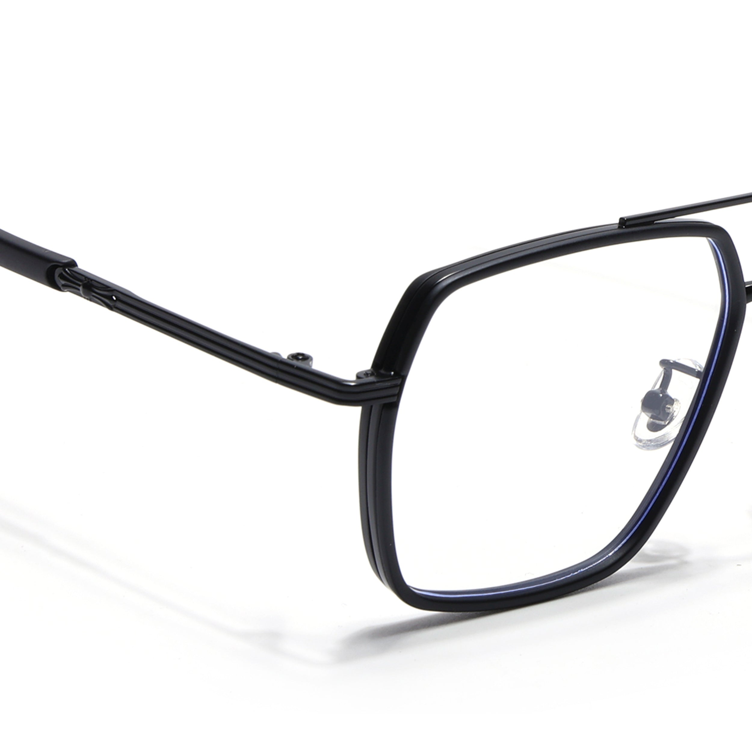 Voyage Black Wayfarer Eyeglasses for Men & Women (9694MG5123-C5)