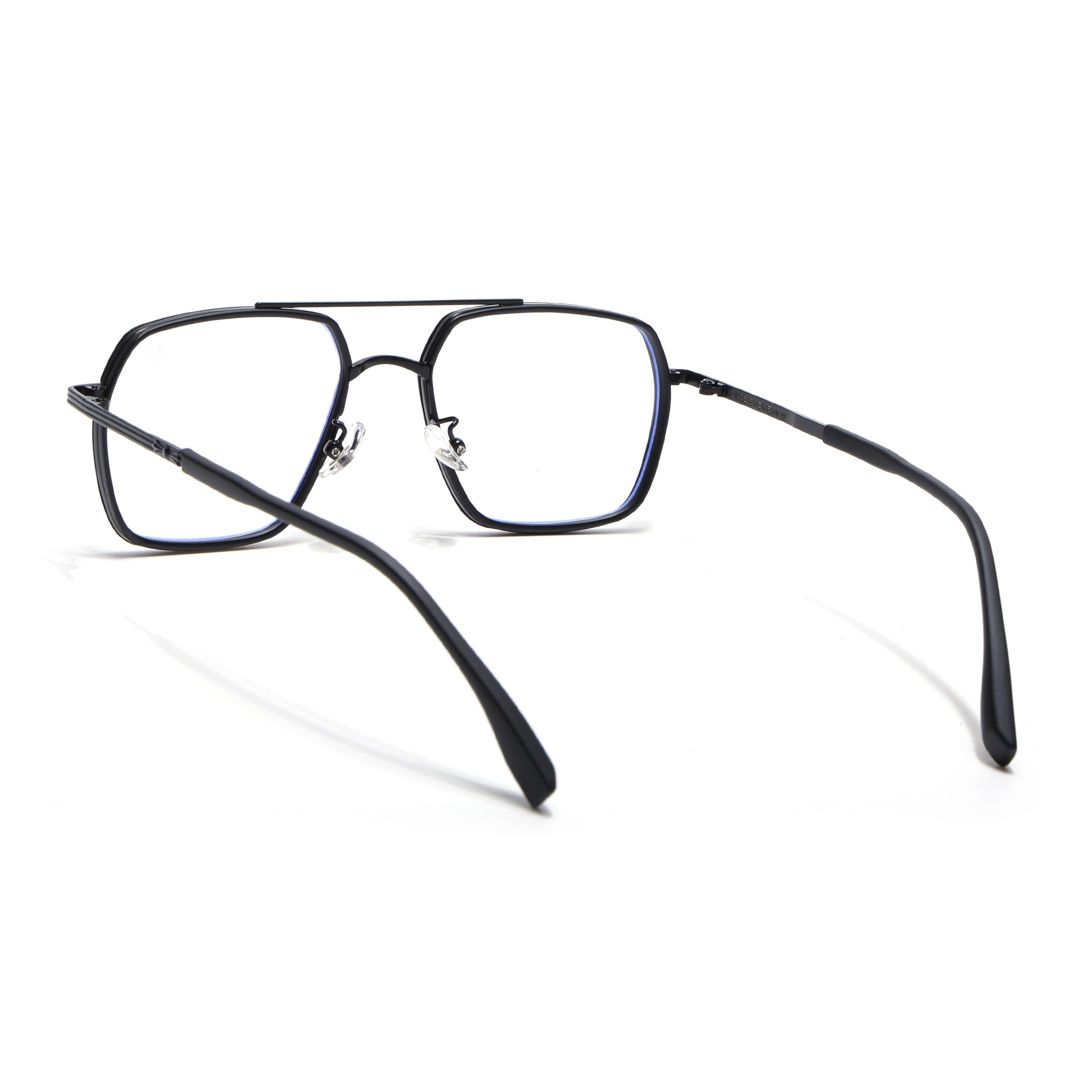 Voyage Black Wayfarer Eyeglasses for Men & Women (9694MG5123-C5)