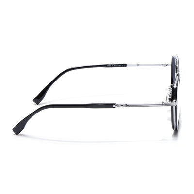 Voyage Blue & Silver Wayfarer Eyeglasses for Men & Women (9695MG5127-C4)