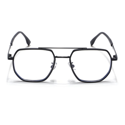 Voyage Black Wayfarer Eyeglasses for Men & Women (9695MG5128-C5)
