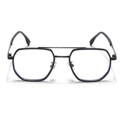 Voyage Black Wayfarer Eyeglasses for Men & Women (9695MG5128-C5)