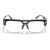 Voyage Parkar Black & Golden Wayfarer Eyeglasses for Men & Women (97123MG5246-C1)