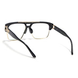 Voyage Parkar Black & Golden Wayfarer Eyeglasses for Men & Women (97123MG5246-C1)