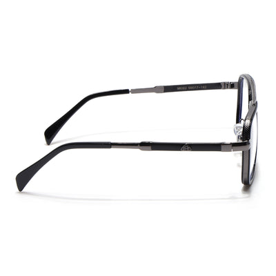 Voyage Black & Grey Wayfarer Eyeglasses for Men & Women (98002MG5271-C1)