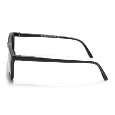 Voyage Explorers Round Sunglasses for Kids -6 yrs To 12 yrs (Black Lens | Black Frame - MG6579)