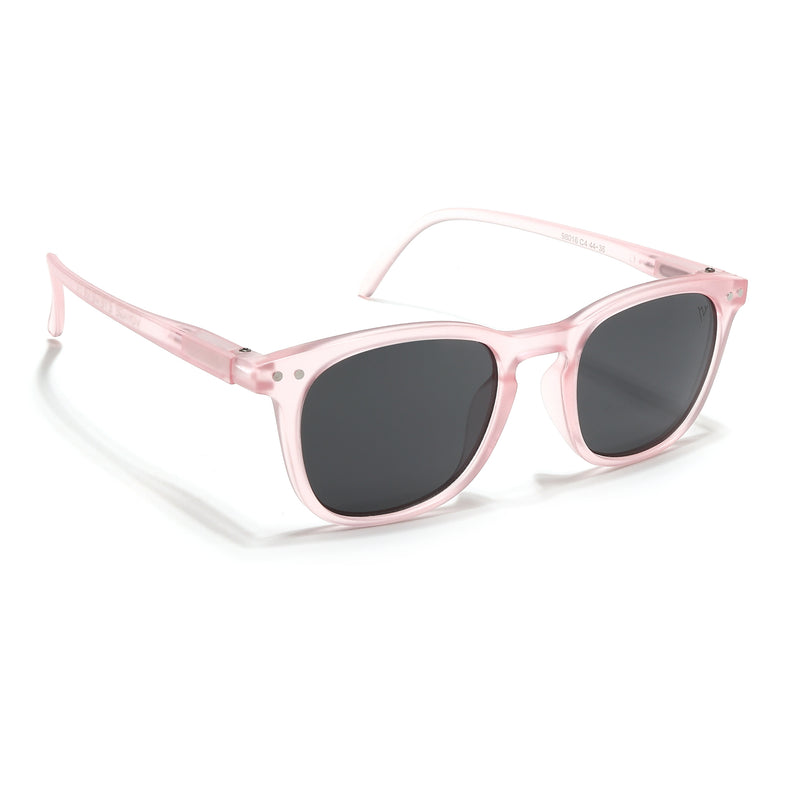 Voyage Explorers Round Sunglasses for Kids -6 yrs To 12 yrs (Grey Lens | Pink Frame - MG6580)