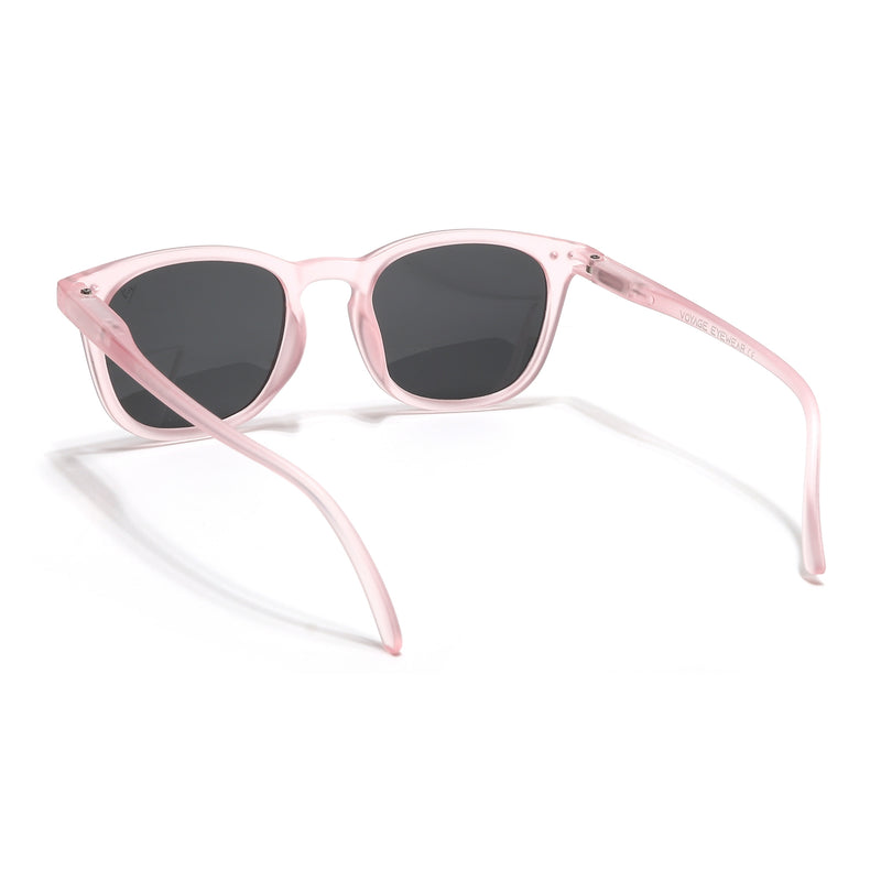 Voyage Explorers Round Sunglasses for Kids -6 yrs To 12 yrs (Grey Lens | Pink Frame - MG6580)