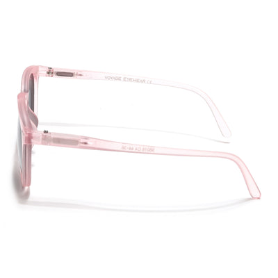Voyage Explorers Round Sunglasses for Kids -6 yrs To 12 yrs (Grey Lens | Pink Frame - MG6580)