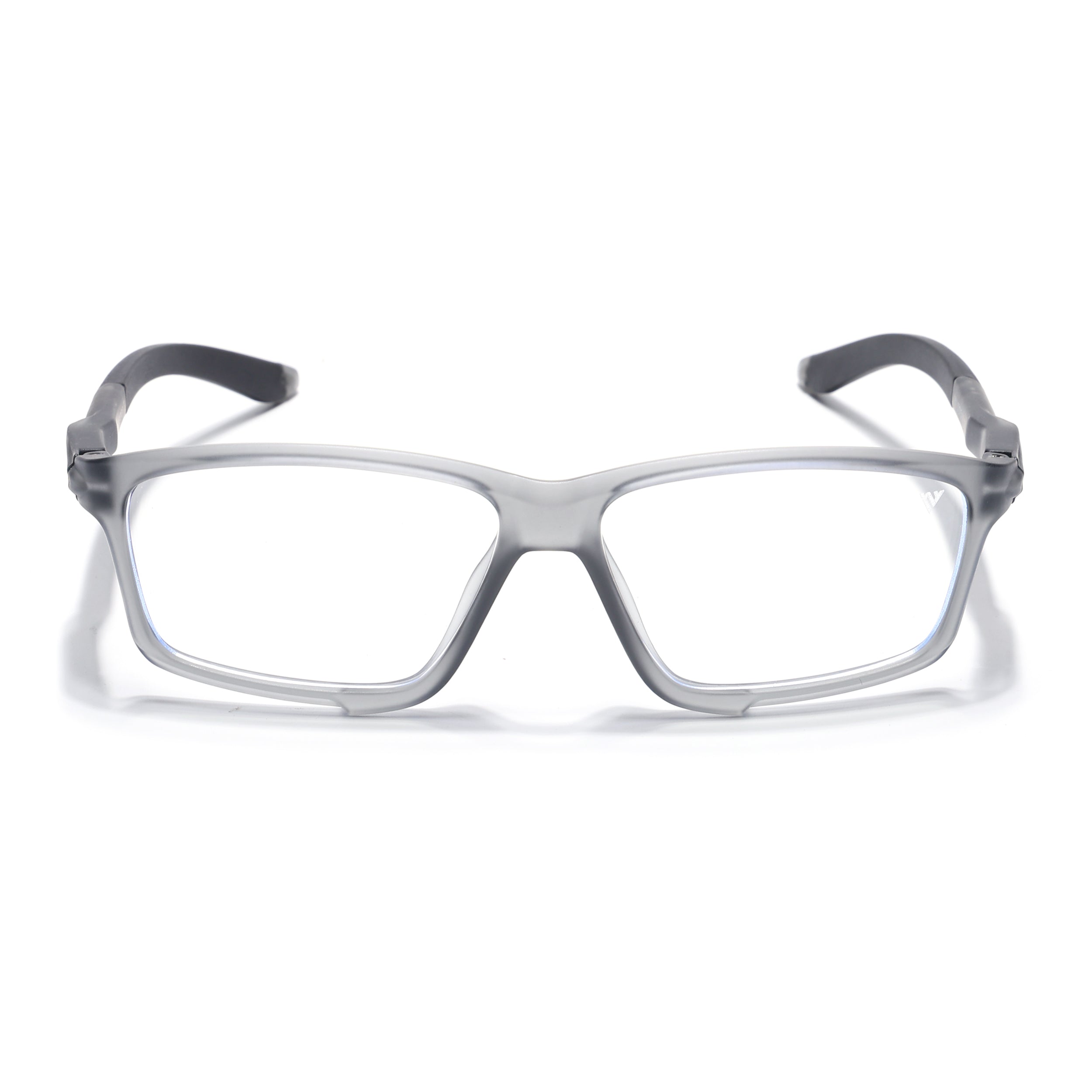 Voyage Active Grey Rectangle Eyeglasses for Men & Women (9801MG5686-C4)