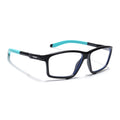 Voyage Active Black Rectangle Eyeglasses for Men & Women (9801MG5687-C5)