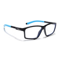 Voyage Active Black Rectangle Eyeglasses for Men & Women (9801MG5688-C6)