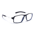 Voyage Active Black Rectangle Eyeglasses for Men & Women (9802MG5695-C3)