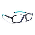 Voyage Active Black Rectangle Eyeglasses for Men & Women (9802MG5697-C5)