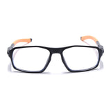 Voyage Active Black Rectangle Eyeglasses for Men & Women (9802MG5699-C7)