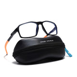 Voyage Active Black Rectangle Eyeglasses for Men & Women (9802MG5699-C7)