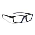 Voyage Active Black Rectangle Eyeglasses for Men & Women (9804MG5704-C2)